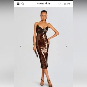 Retrofete Ellen Sequin Dress